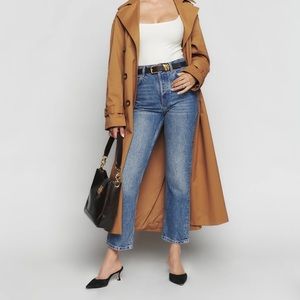 Cynthia High Rise Straight Cropped Jeans in wash  COLORADO